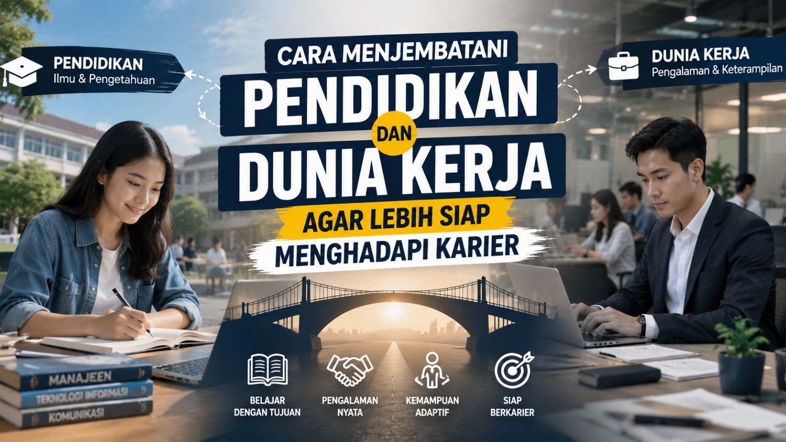 Cara Menjembatani Pendidikan dan Dunia Kerja agar Lebih Siap Menghadapi Karier
