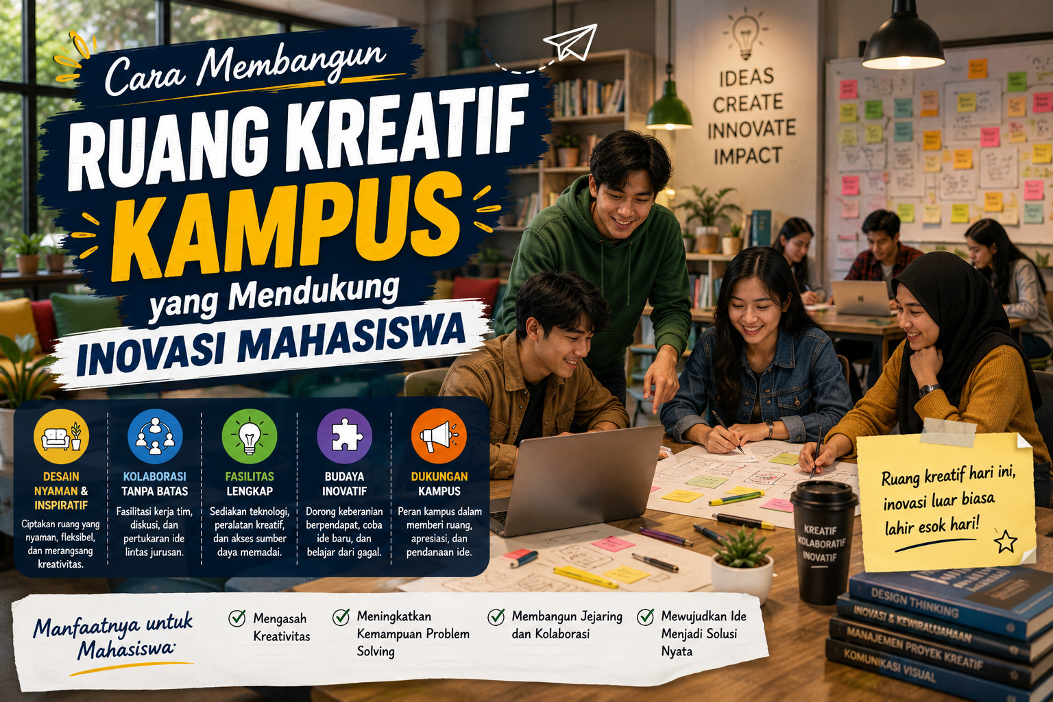Cara Membangun Ruang Kreatif Kampus yang Mendukung Inovasi Mahasiswa