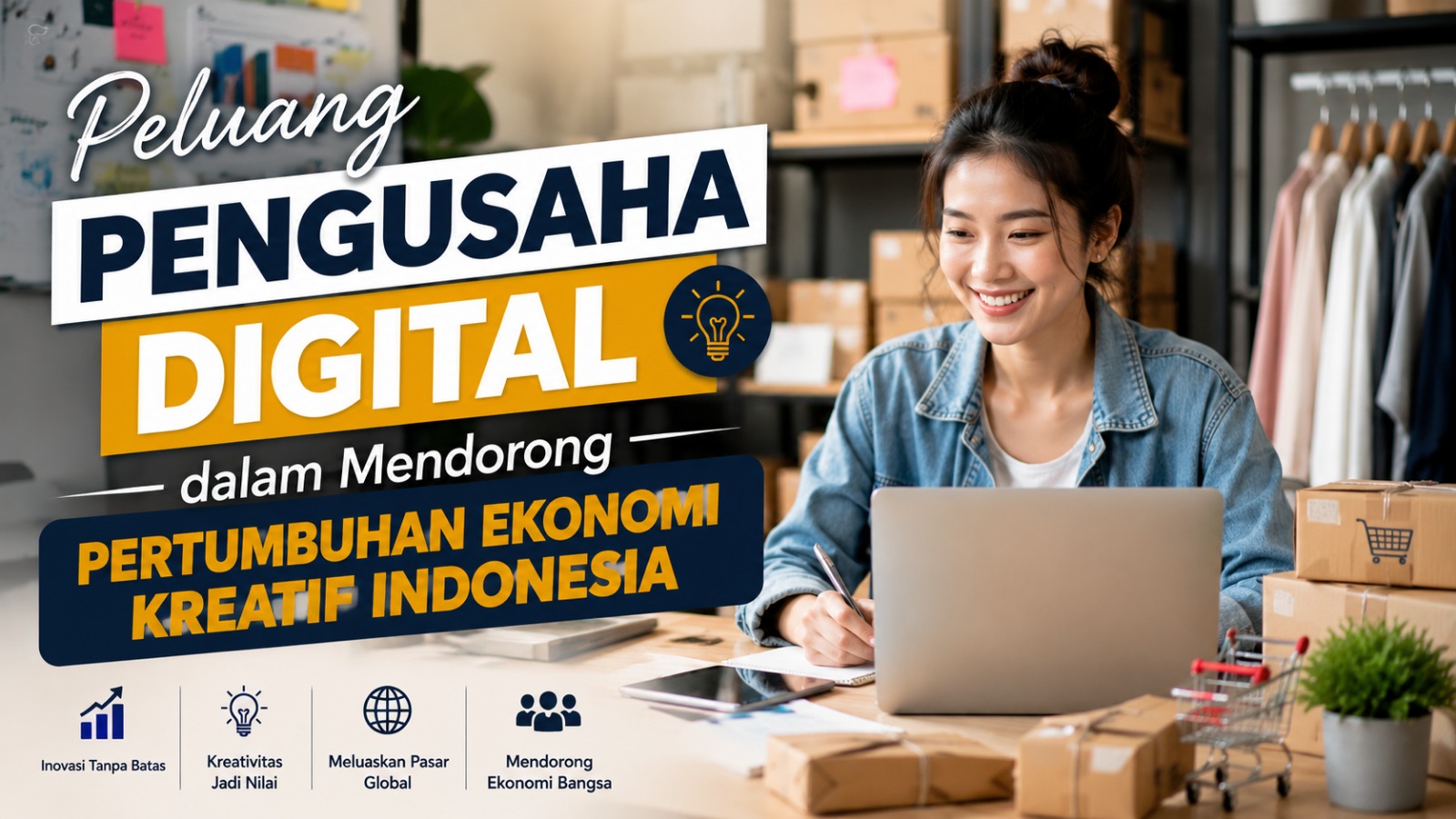 Peluang Pengusaha Digital dalam Mendorong Pertumbuhan Ekonomi Kreatif Indonesia