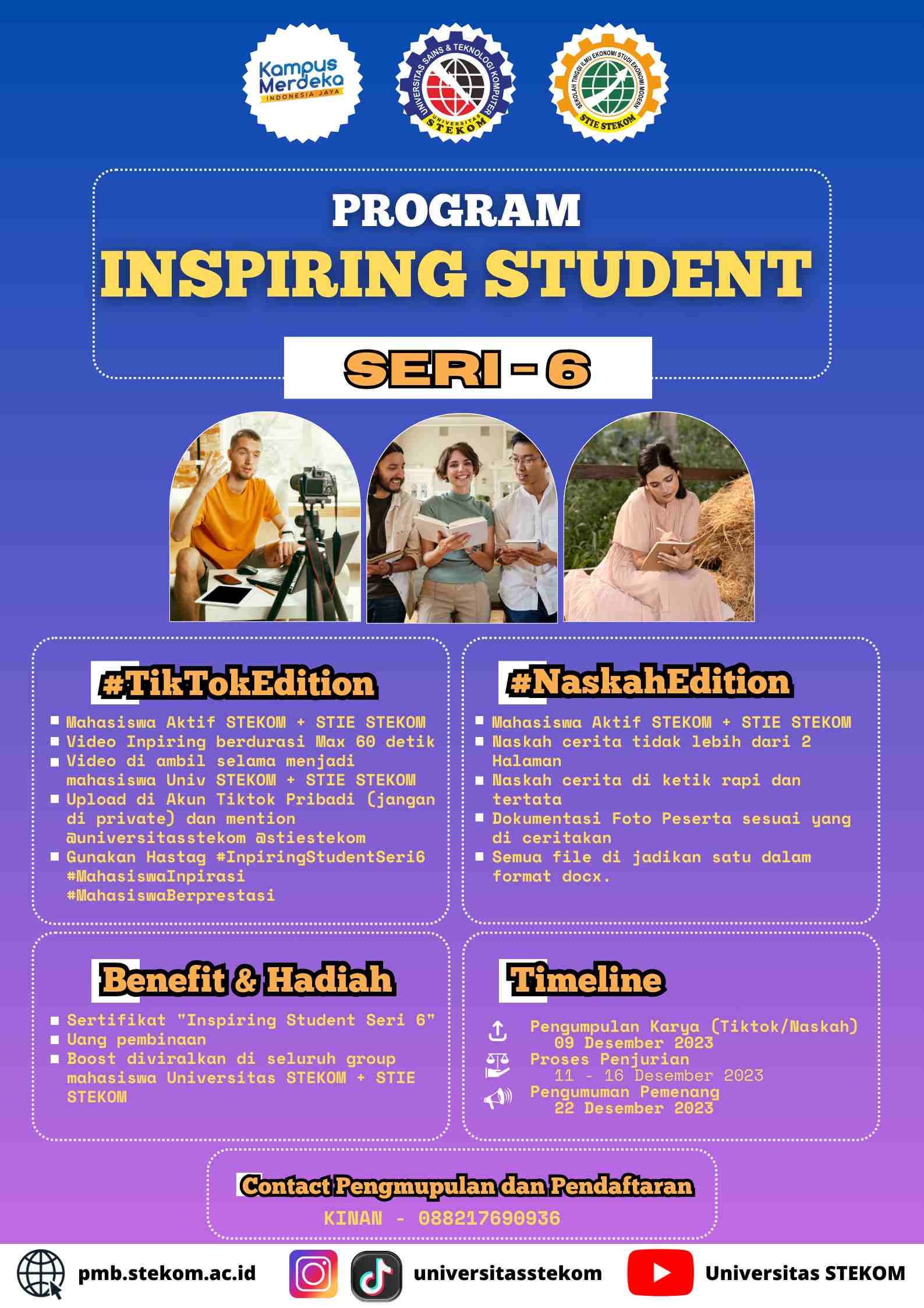 PROGRAM INSPIRING STUDENT SERI 6 DIBUKAAA!!