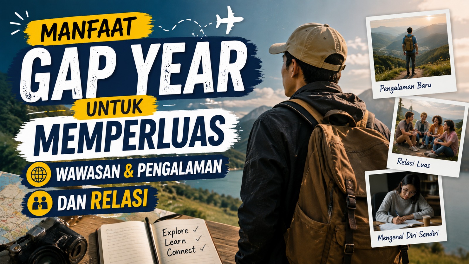 Manfaat Gap Year untuk Memperluas Wawasan Pengalaman dan Relasi