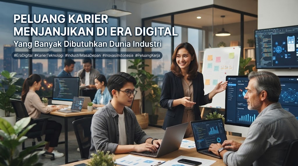 Peluang Karier Menjanjikan Di Era Digital Yang Banyak Dibutuhkan Dunia Industri