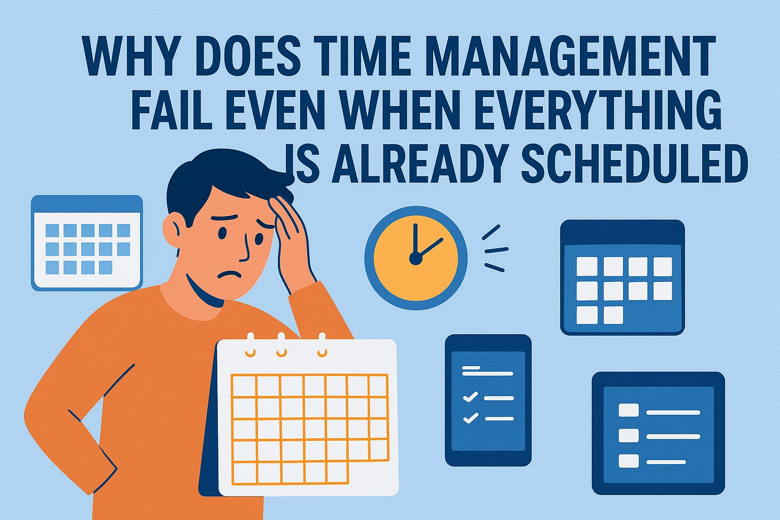 Why Does Time Management Fail Even When Everything Is Already Scheduled?