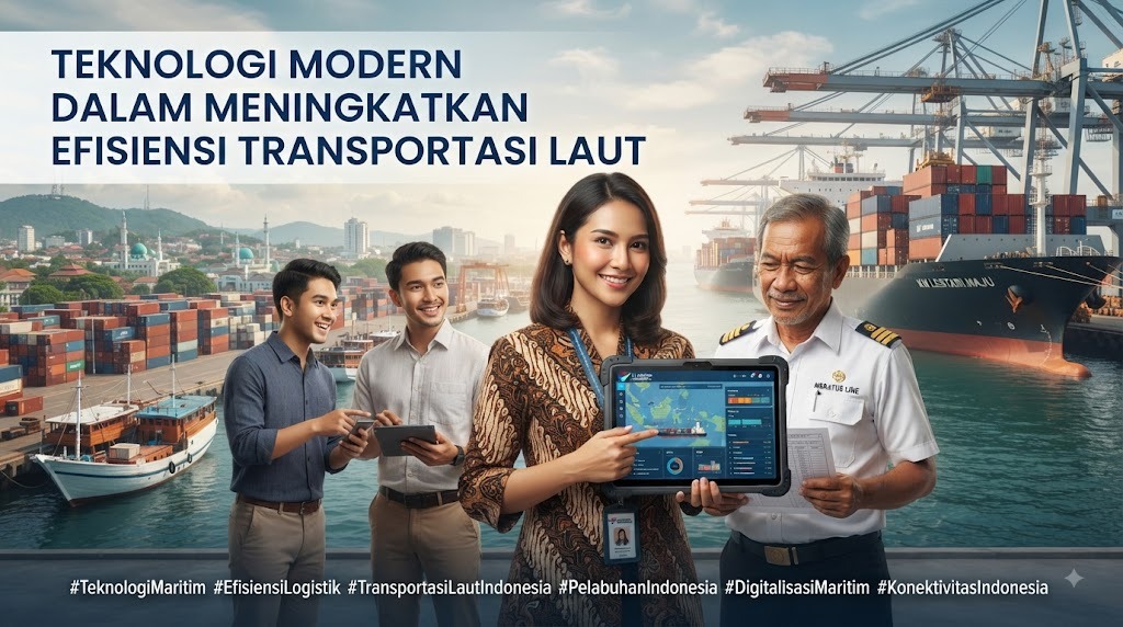 Teknologi Modern Dalam Meningkatkan Efisiensi Transportasi Laut