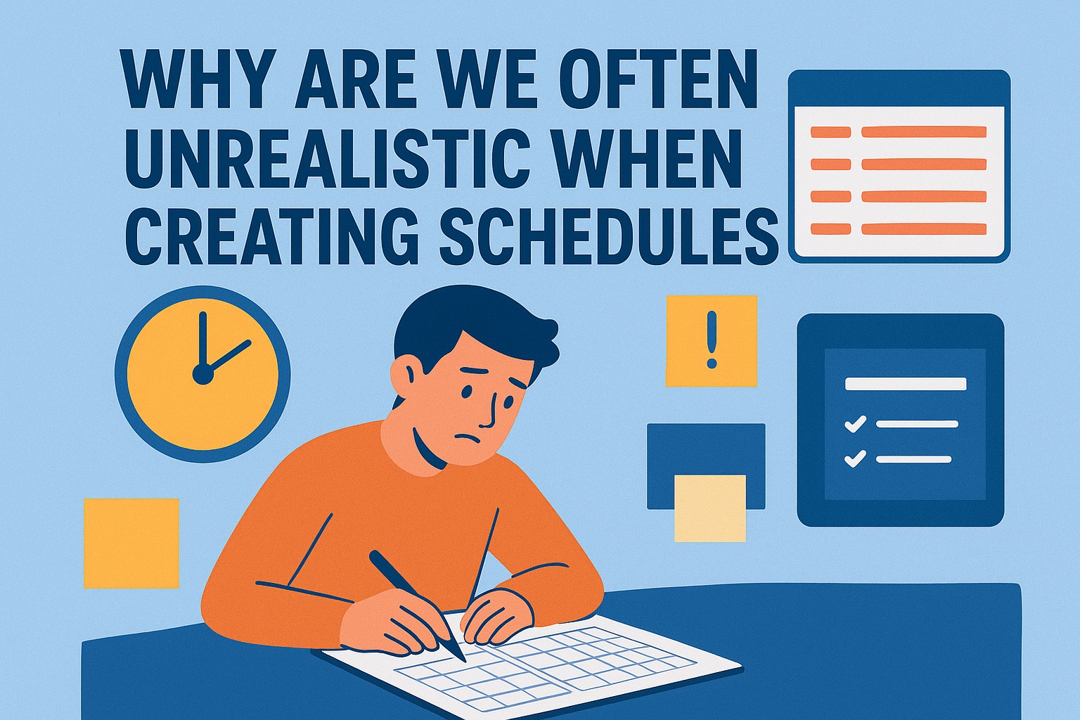 Why Do We Often Create Unrealistic Schedules?