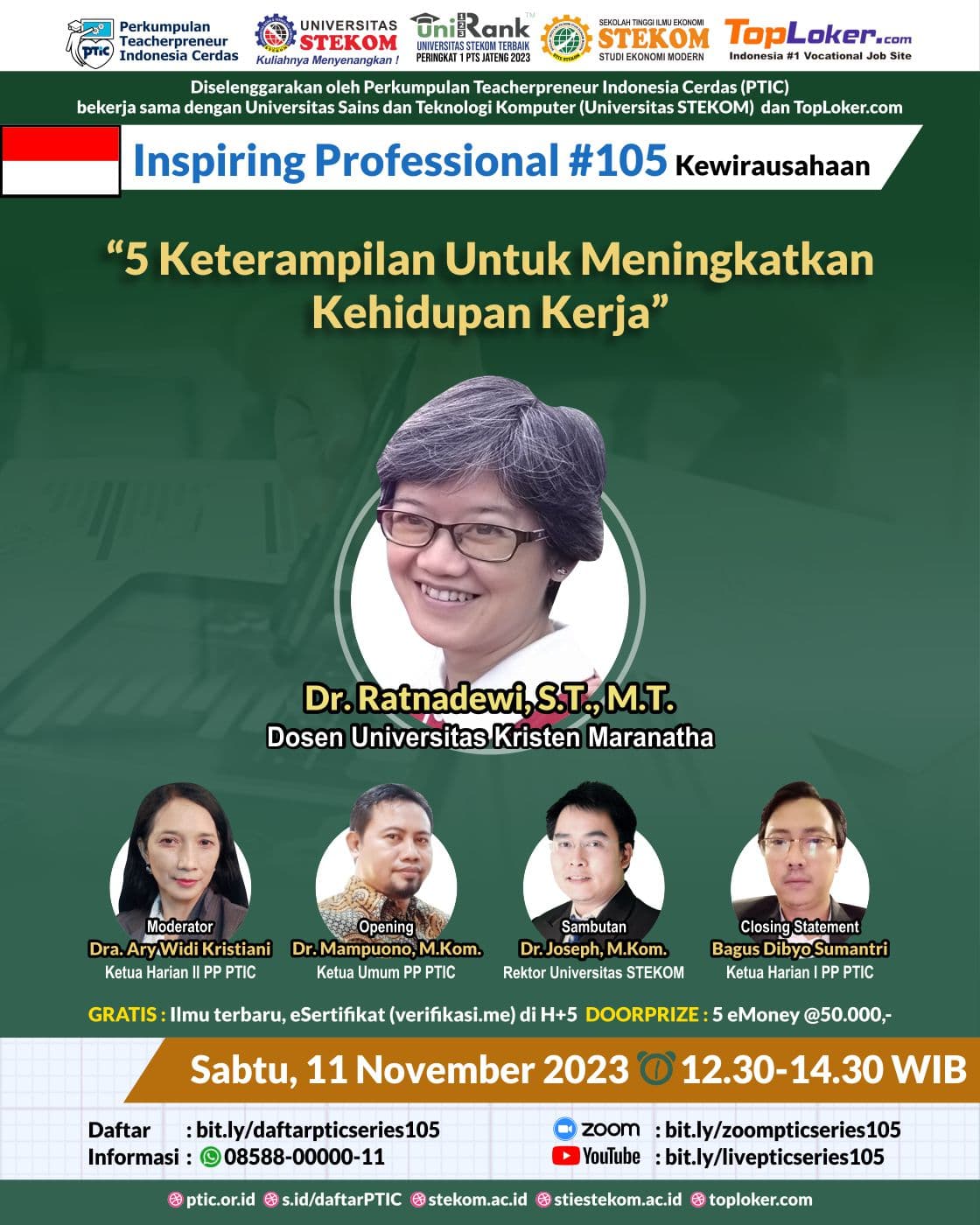 INSPIRING PROFESSIONAL 5 Keterampilan Untuk Meningkatkan Kehidupan Kerja