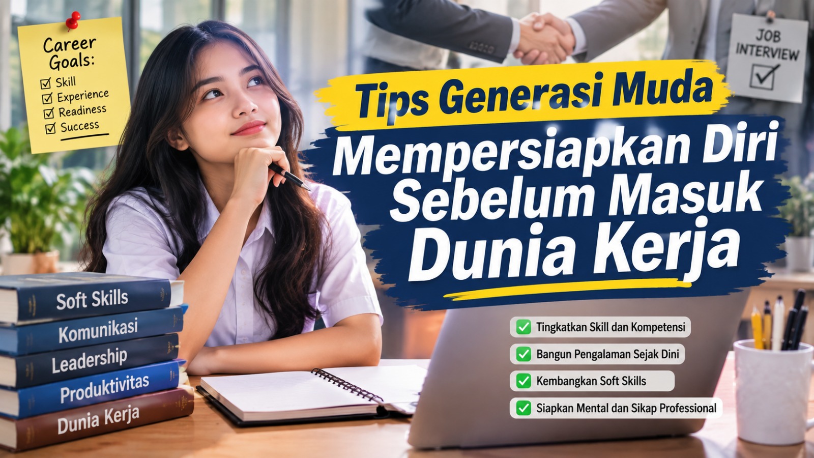 Tips Generasi Muda Mempersiapkan Diri Sebelum Masuk Dunia Kerja