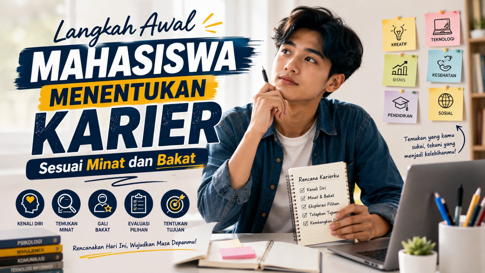 Langkah Awal Mahasiswa Menentukan Karier Sesuai Minat dan Bakat
