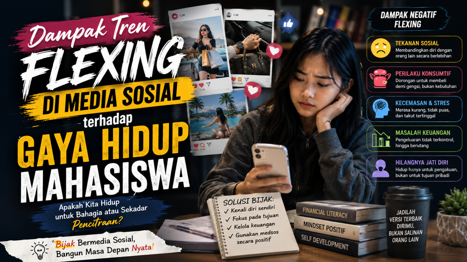 Dampak Tren Flexing di Media Sosial terhadap Gaya Hidup Mahasiswa