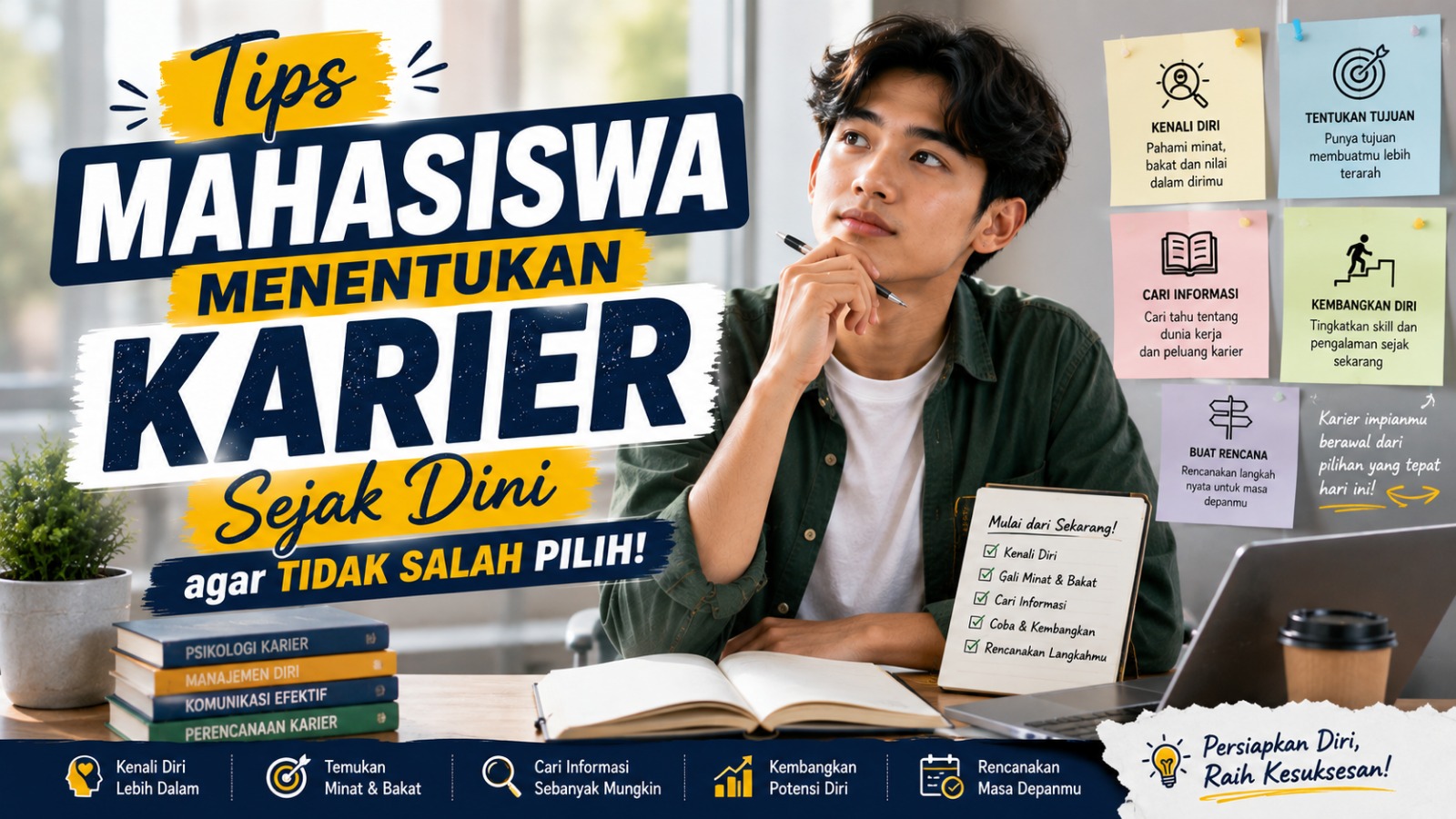 Tips Mahasiswa Menentukan Karier Sejak Dini agar Tidak Salah Pilih