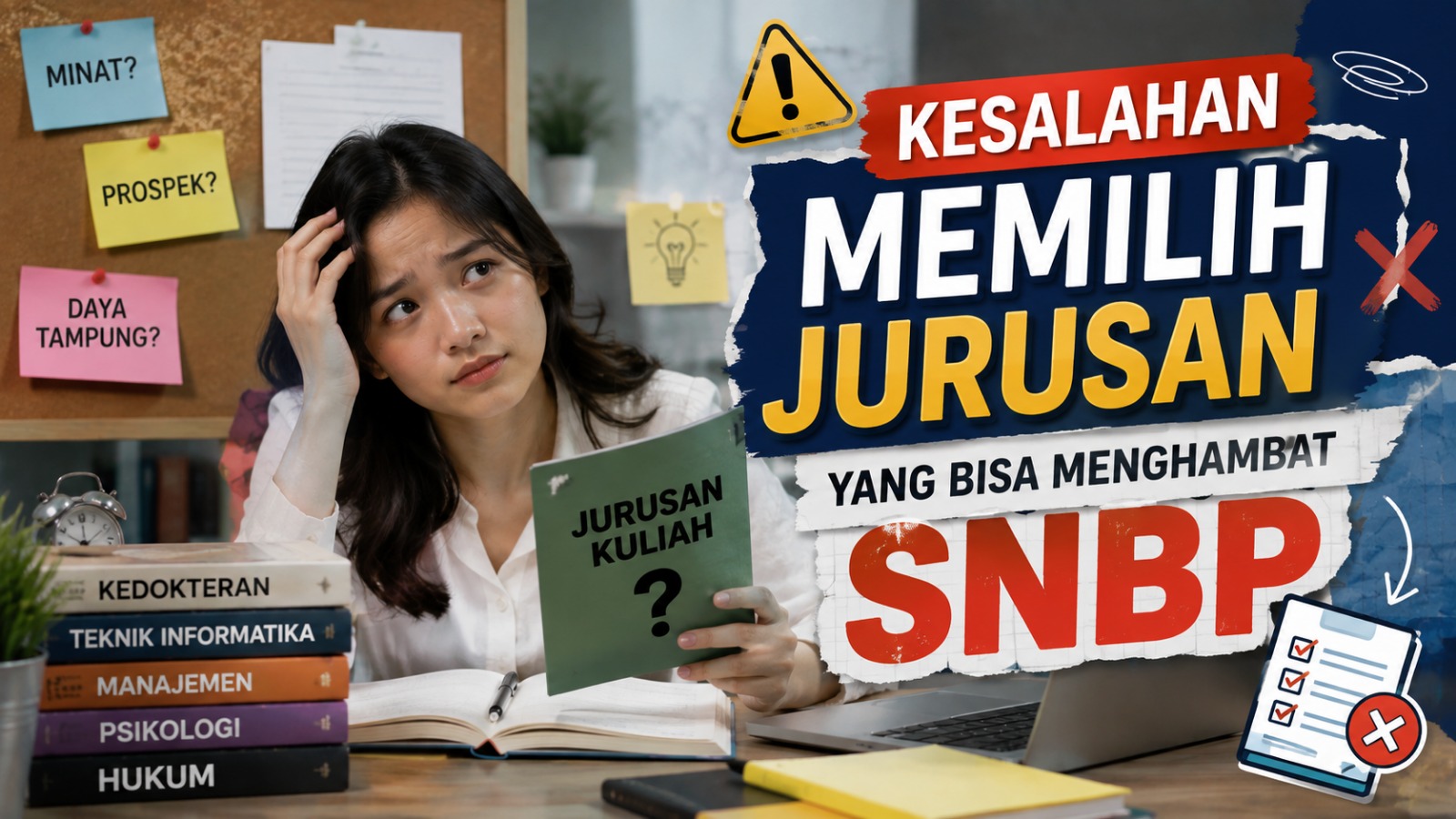 Kesalahan Memilih Jurusan yang Bisa Menghambat SNBP
