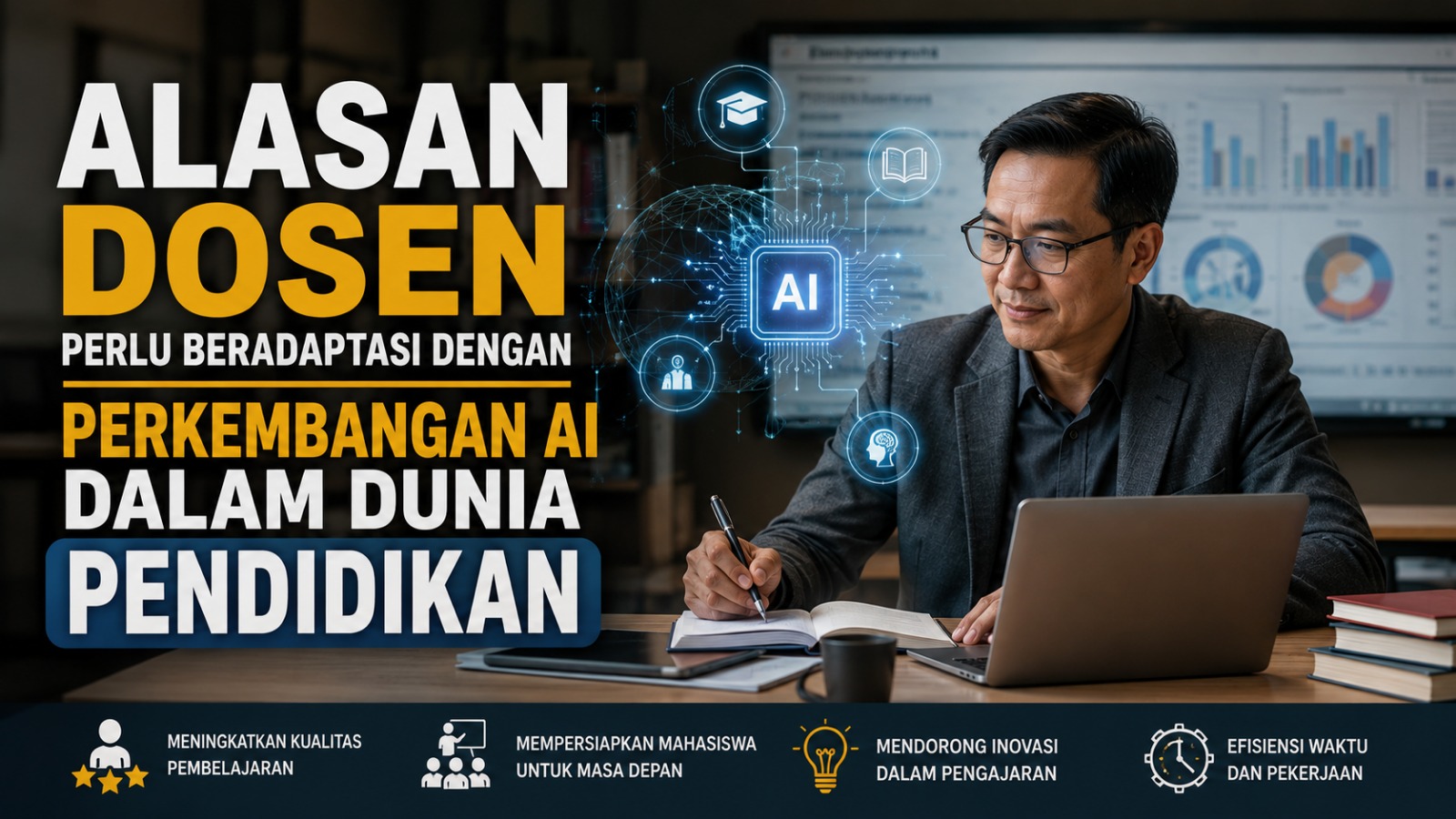 Alasan Dosen Perlu Beradaptasi dengan Perkembangan AI dalam Dunia Pendidikan
