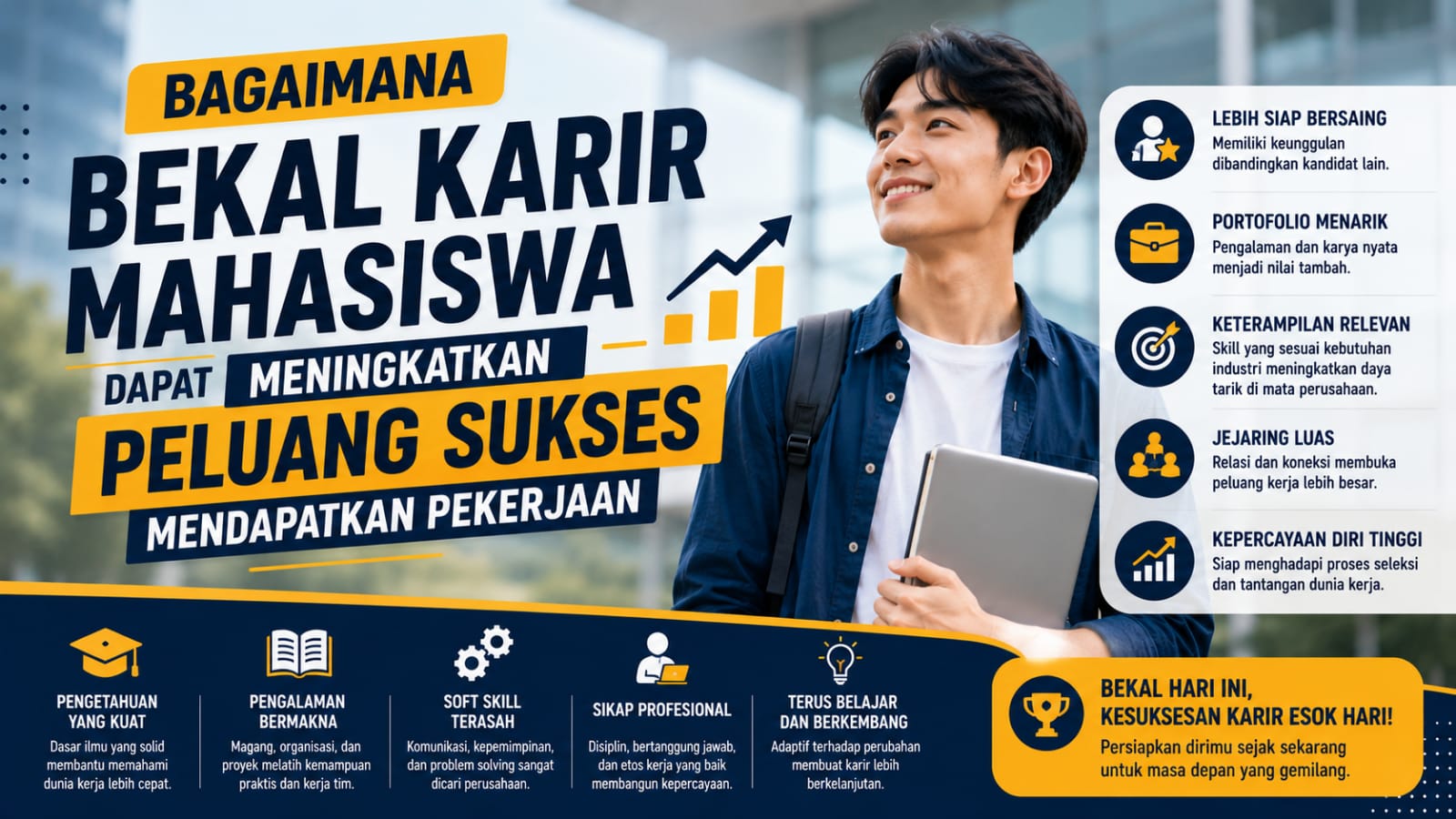 Bagaimana Bekal Karier Mahasiswa Dapat Meningkatkan Peluang Sukses Mendapatkan Pekerjaan?