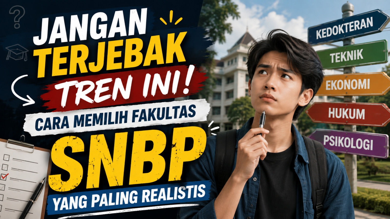 Jangan Terjebak Tren Ini Cara Memilih Fakultas SNBP yang Paling Realistis
