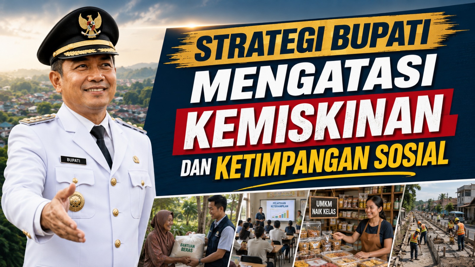 Strategi Bupati Mengatasi Kemiskinan dan Ketimpangan Sosial