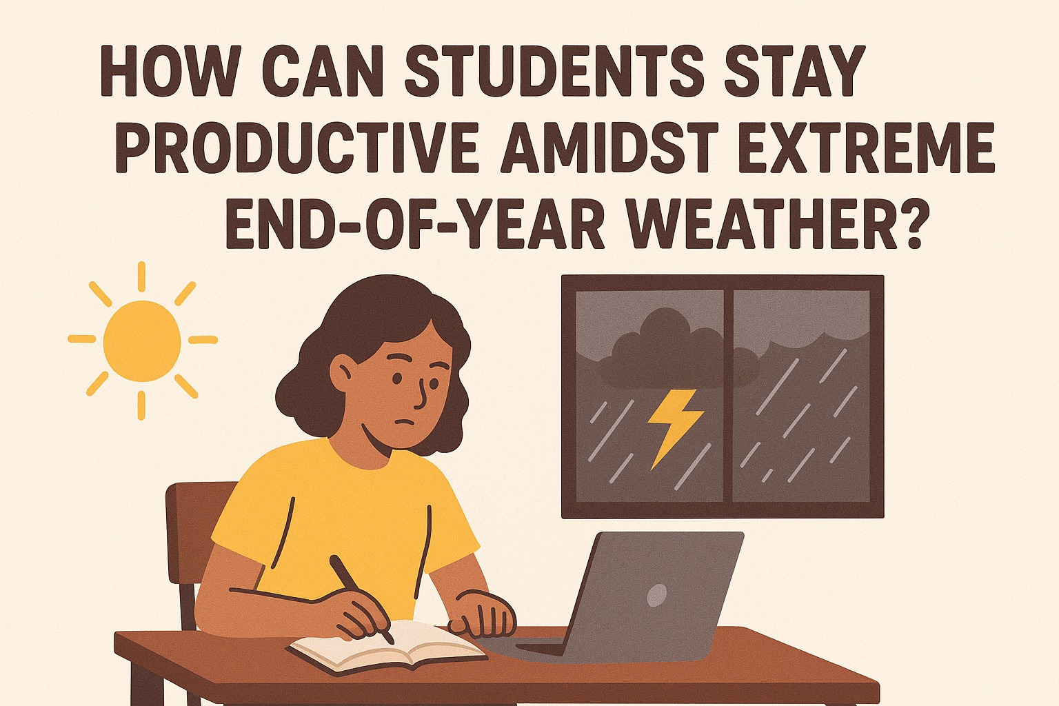 How Can Students Stay Productive Amidst Extreme End-of-Year Weather?