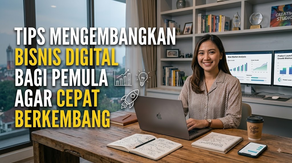 Tips Mengembangkan Bisnis Digital Bagi Pemula Agar Cepat Berkembang