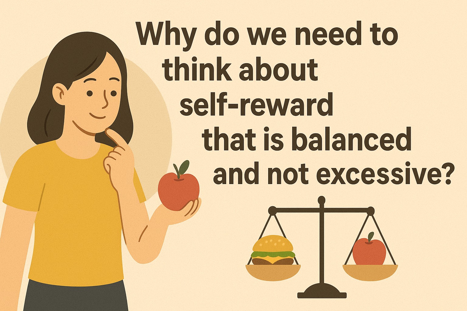 Why do we need to think about self-reward that is balanced and not excessive?
