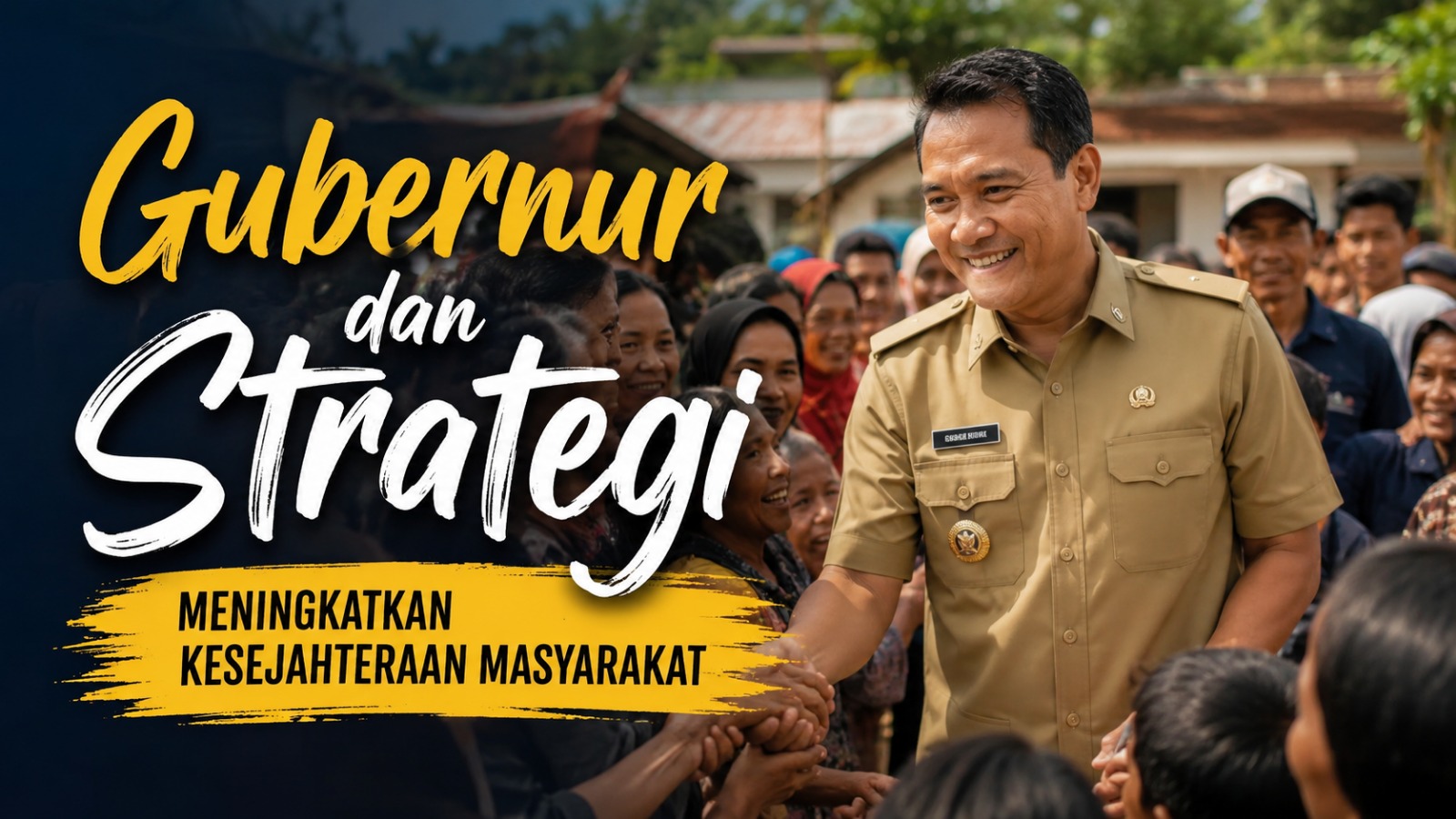 Gubernur dan Strategi Meningkatkan Kesejahteraan Masyarakat