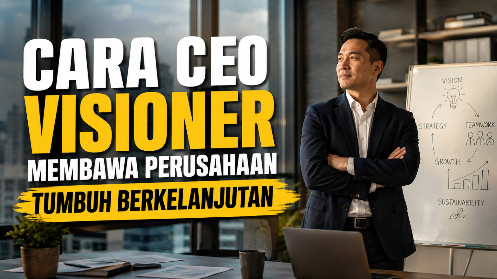 Cara CEO Visioner Membawa Perusahaan Tumbuh Berkelanjutan