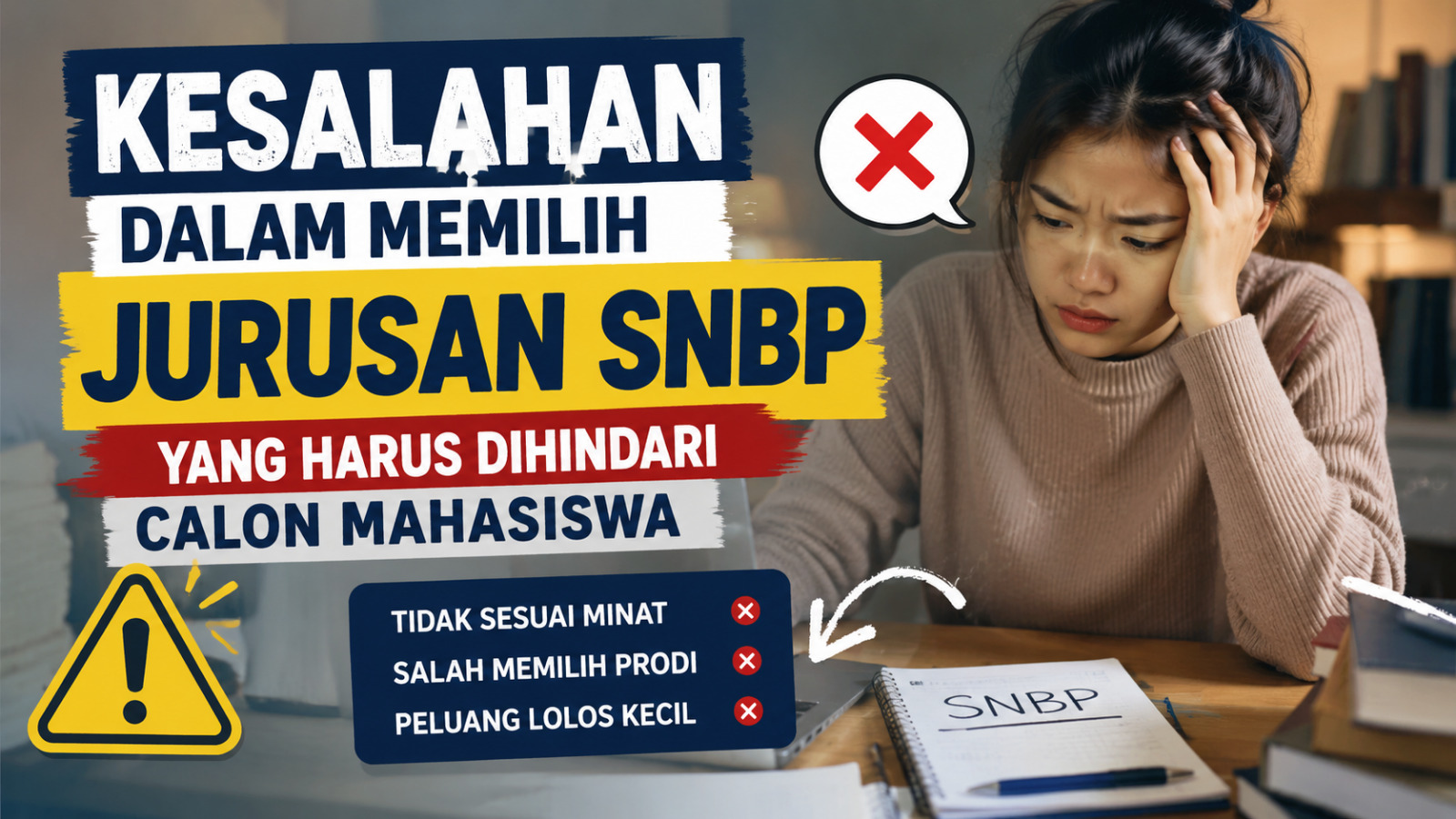 Kesalahan Dalam Memilih Jurusan SNBP Yang Harus Dihindari Calon Mahasiswa