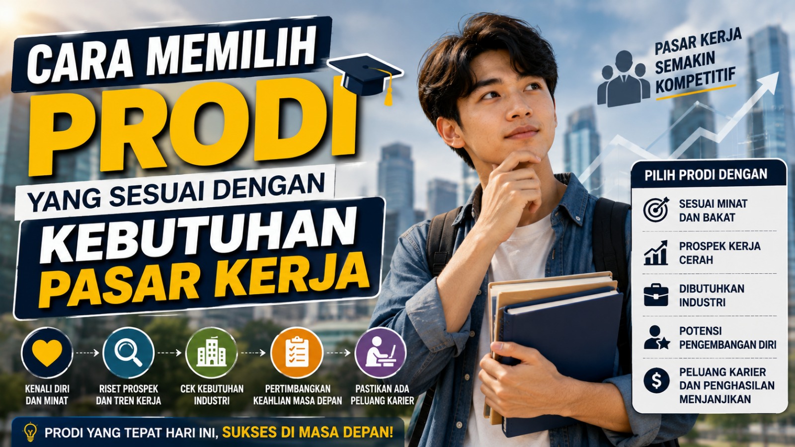 Cara Memilih Prodi yang Sesuai dengan Kebutuhan Pasar Kerja