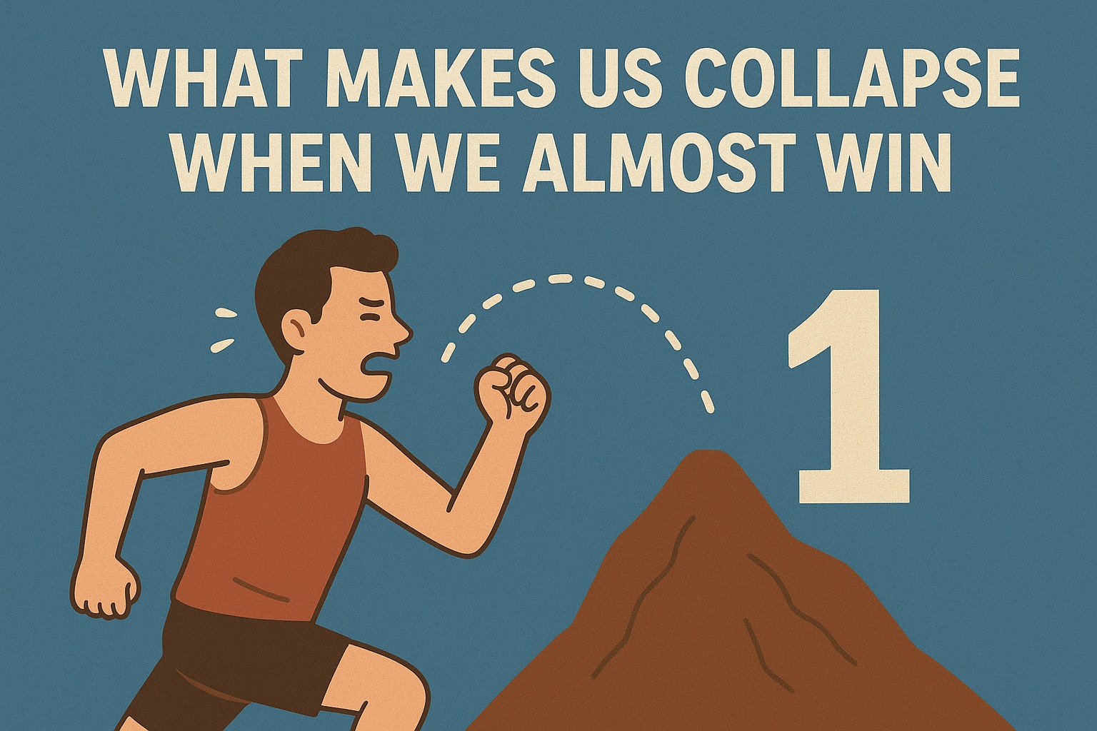 What Makes Us Collapse When We Almost Win?