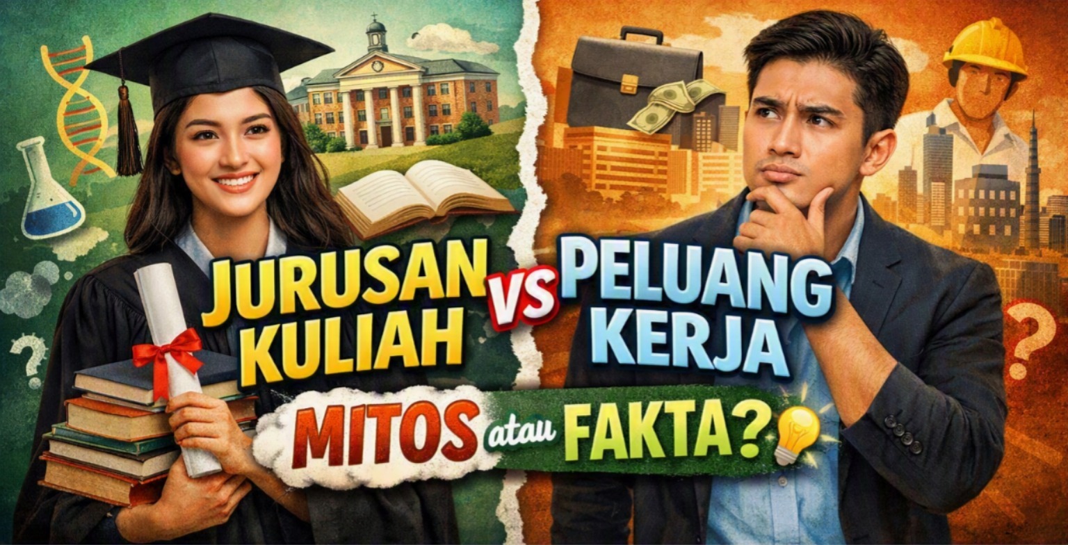 Jurusan Kuliah vs Peluang Kerja Mitos atau Fakta?