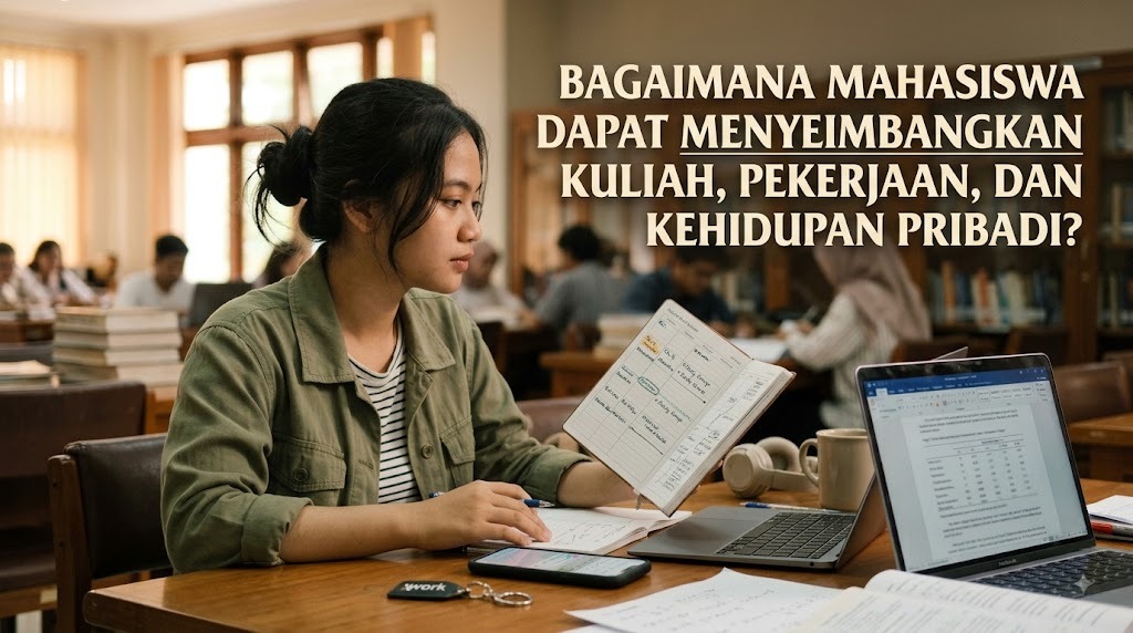 Bagaimana Mahasiswa Dapat Menyeimbangkan Kuliah, Pekerjaan, Dan Kehidupan Pribadi?