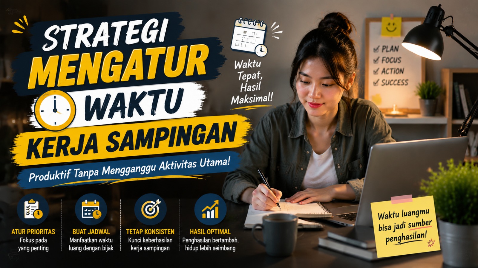 Strategi Mengatur Waktu Kerja Sampingan