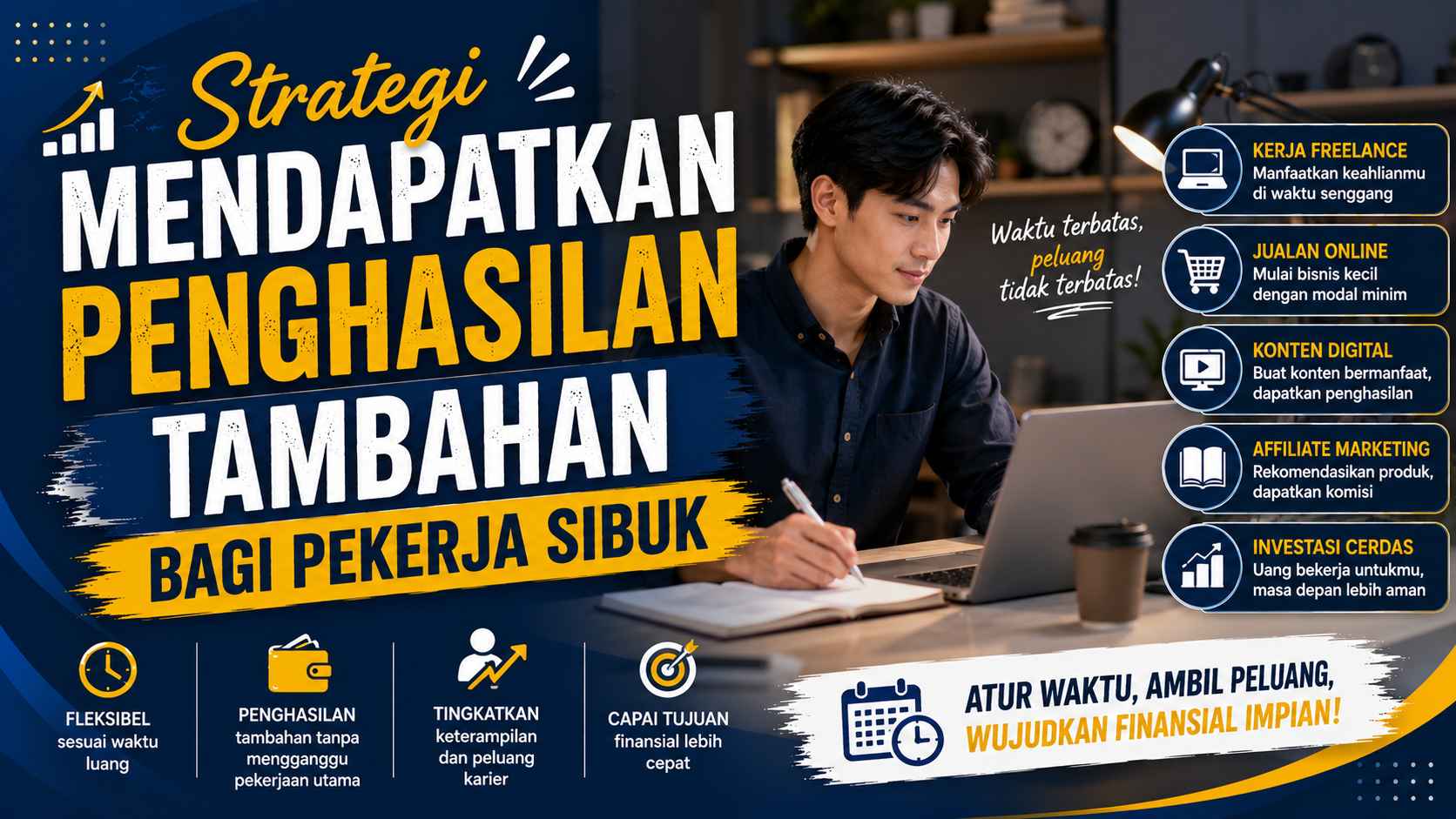 Strategi Mendapatkan Penghasilan Tambahan bagi Pekerja Sibuk 