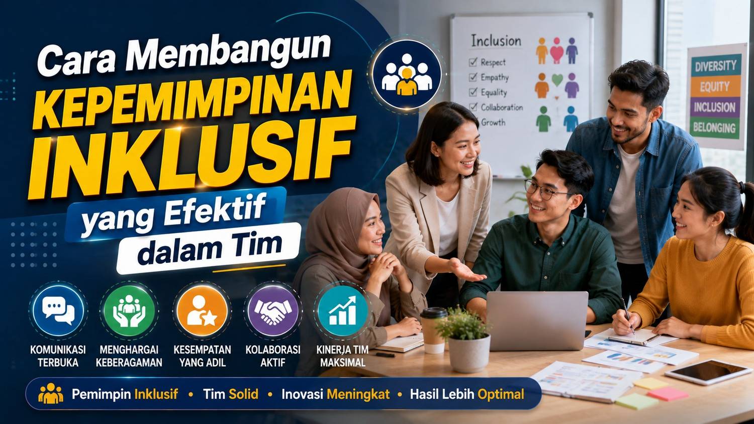  Cara Membangun Kepemimpinan Inklusif yang Efektif dalam Tim