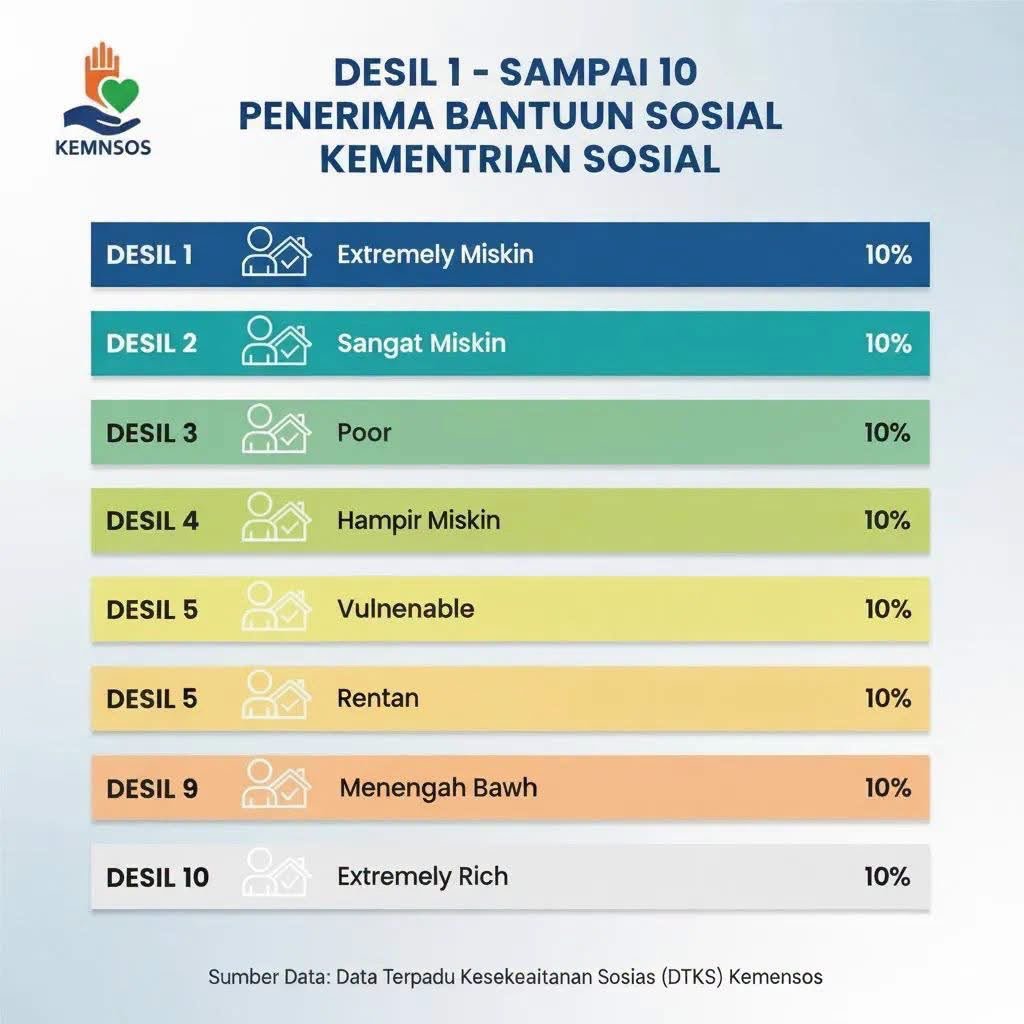 Arti Desil 1 sampai 10 dalam DTSEN dan Cara Mengeceknya