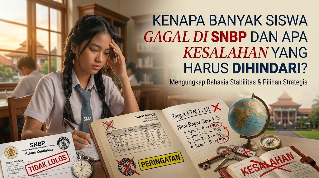 Kenapa Banyak Siswa Gagal Di SNBP Dan Apa Kesalahan Yang Harus Dihindari?