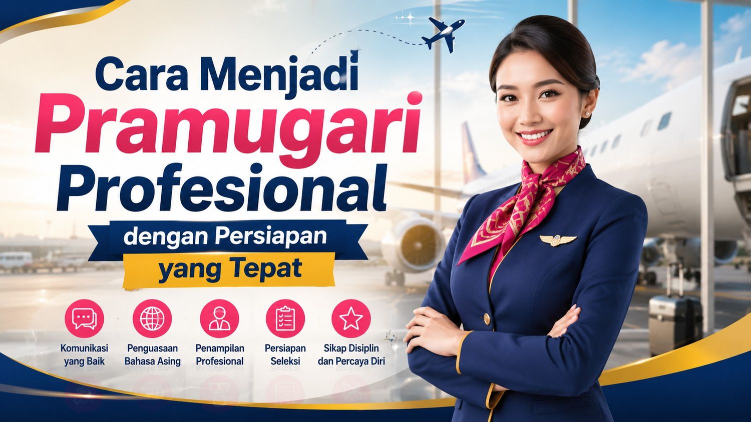 Cara Menjadi Pramugari Profesional dengan Persiapan yang Tepat