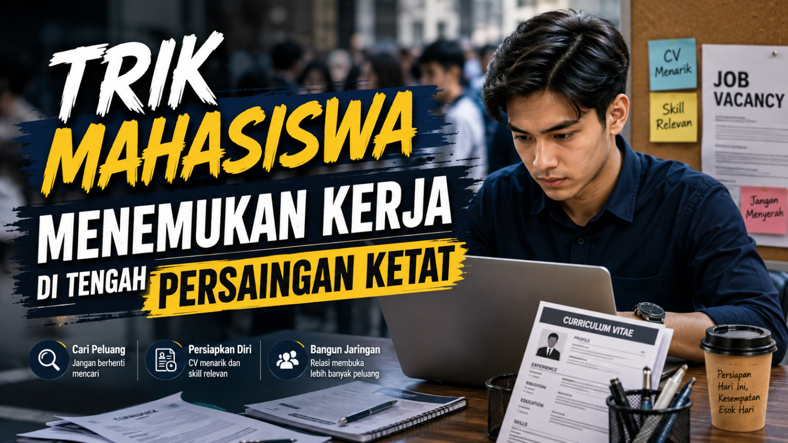 Trik Mahasiswa Menemukan Kerja di Tengah Persaingan Ketat