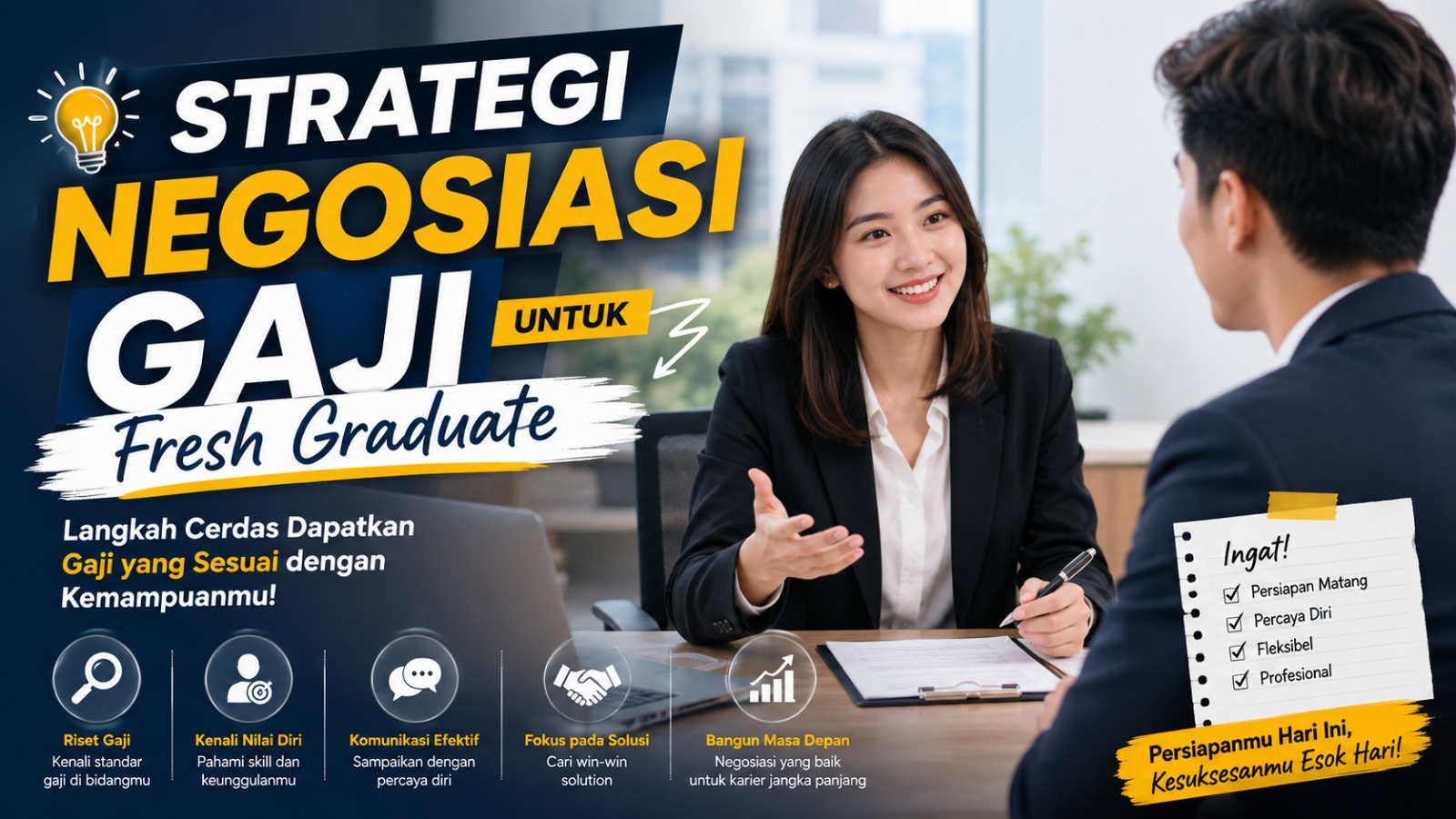 Strategi Negosiasi Gaji untuk Fresh Graduate