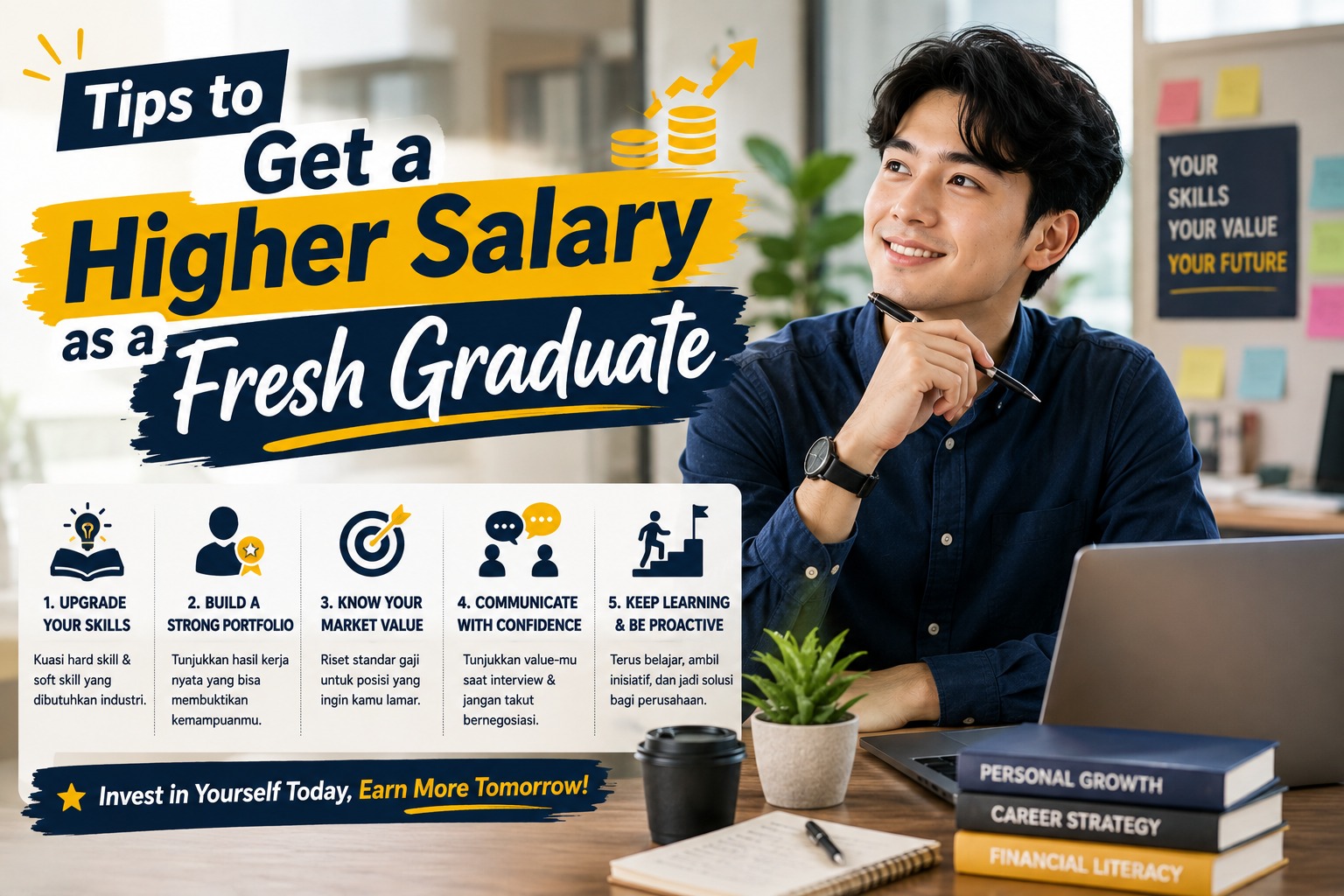 Tips to Get a Higher Salary as a Fresh Graduate
