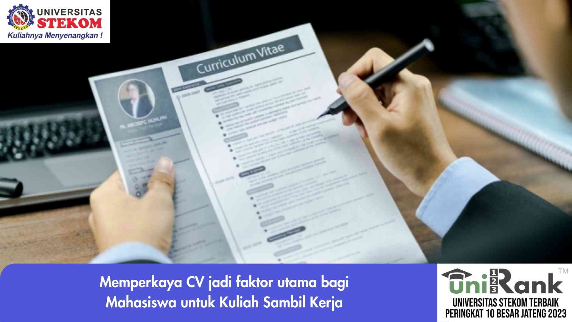 Memperkaya CV Jadi Faktor Utama Mahasiswa Putuskan Kuliah Sambil Kerja