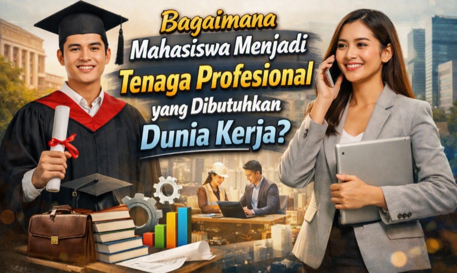Bagaimana Mahasiswa Menjadi Tenaga Profesional yang Dibutuhkan Dunia Kerja?