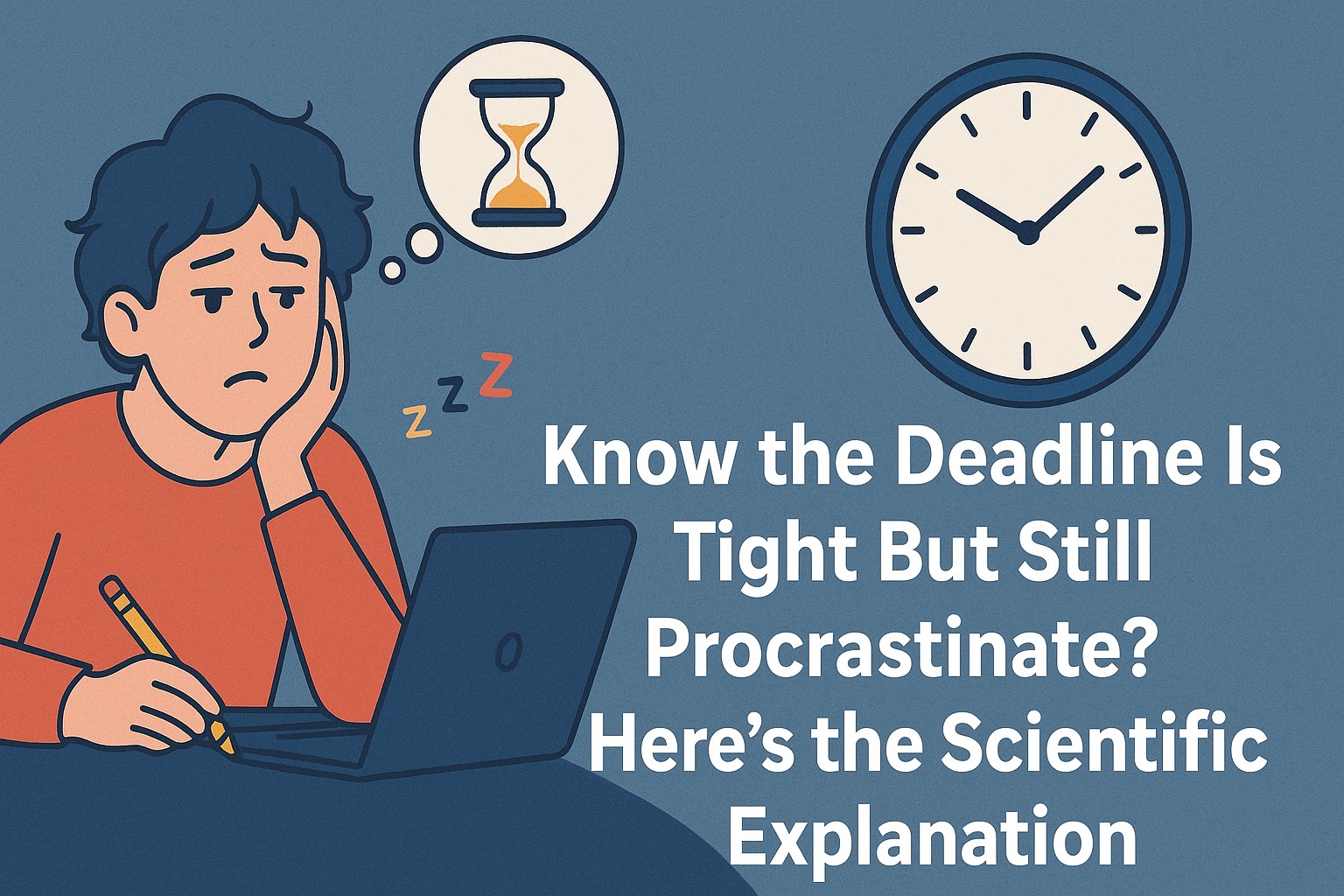 Know the Deadline Is Tight But Still Procrastinate? Here's the Scientific Explanation