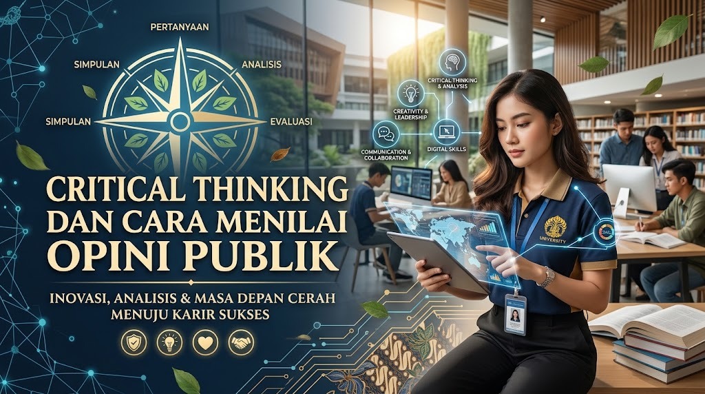 Critical Thinking dan Cara Menilai Opini Publik