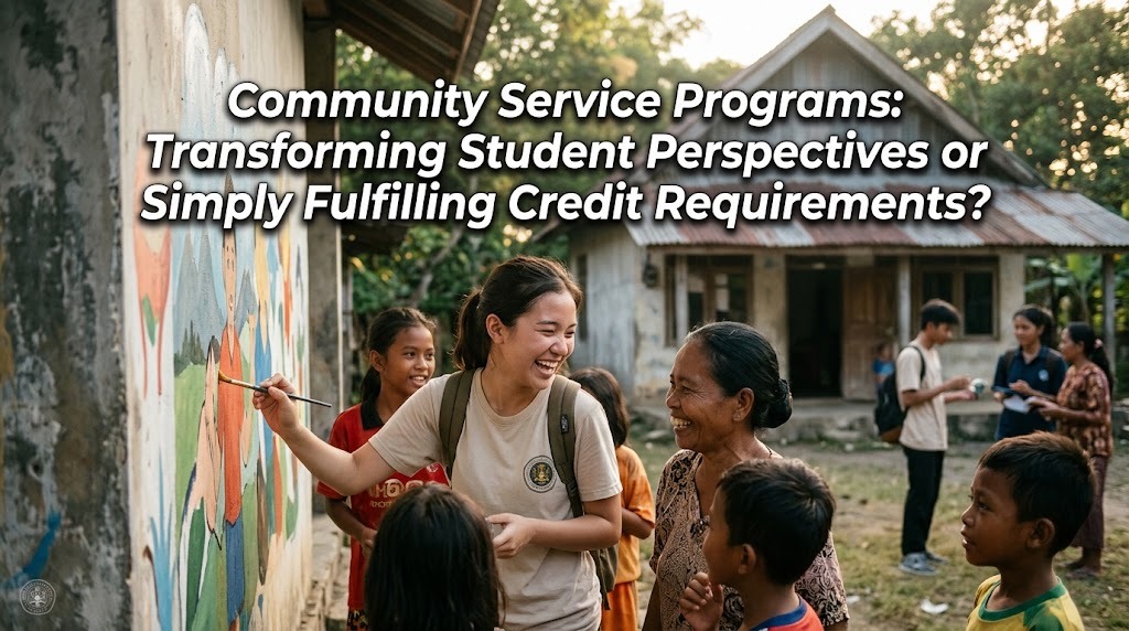 Community Service Programs Transforming Student Perspectives or Simply Fulfilling Credit Requirements