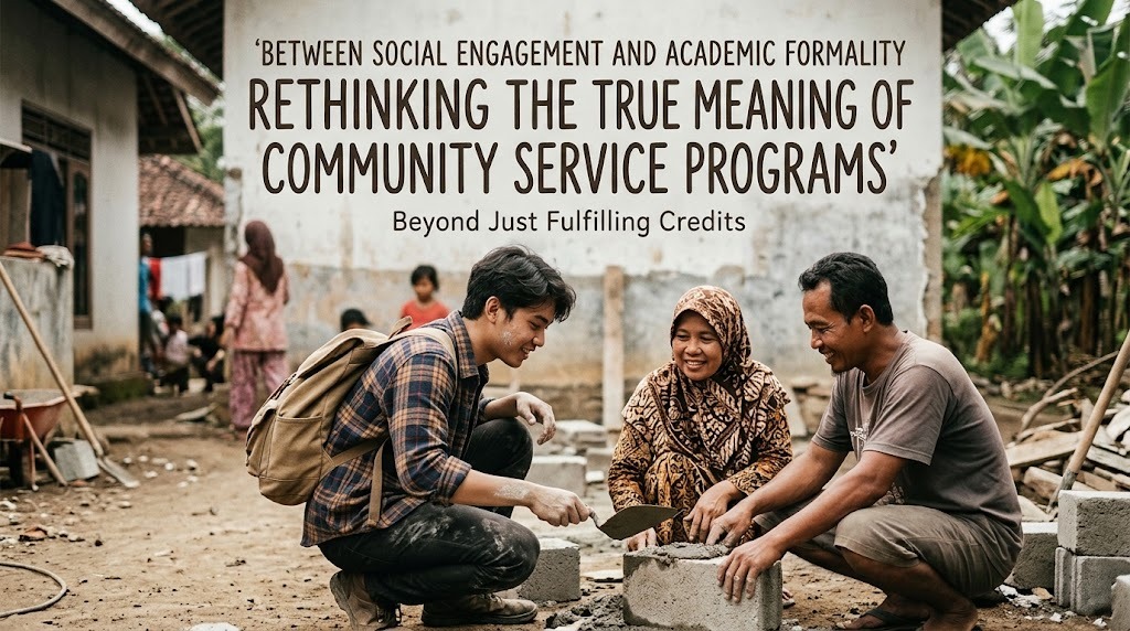 Between Social Engagement and Academic Formality Rethinking the True Meaning of Community Service Programs