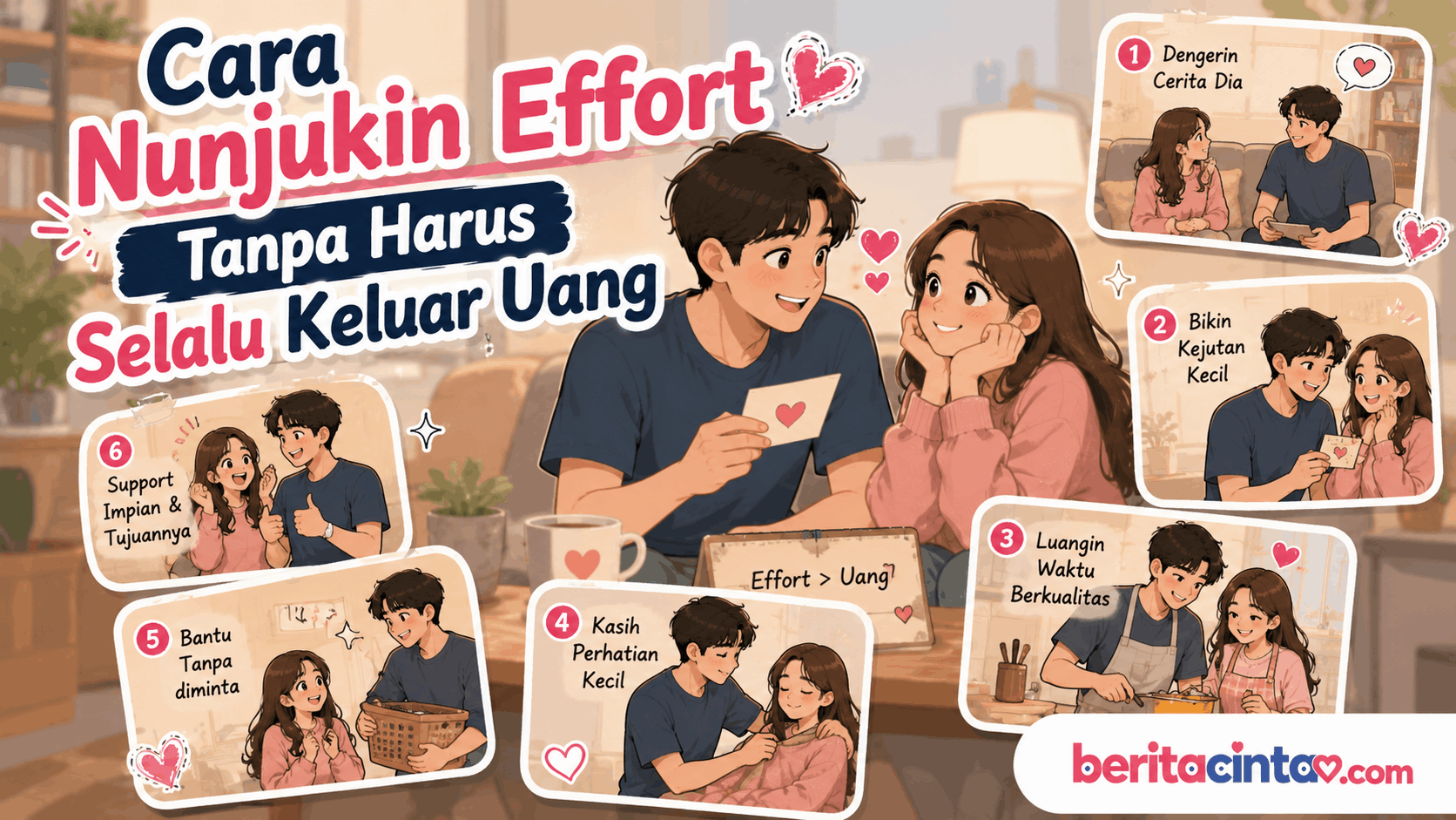 Cara Nunjukin Effort Tanpa Harus Selalu Keluar Uang