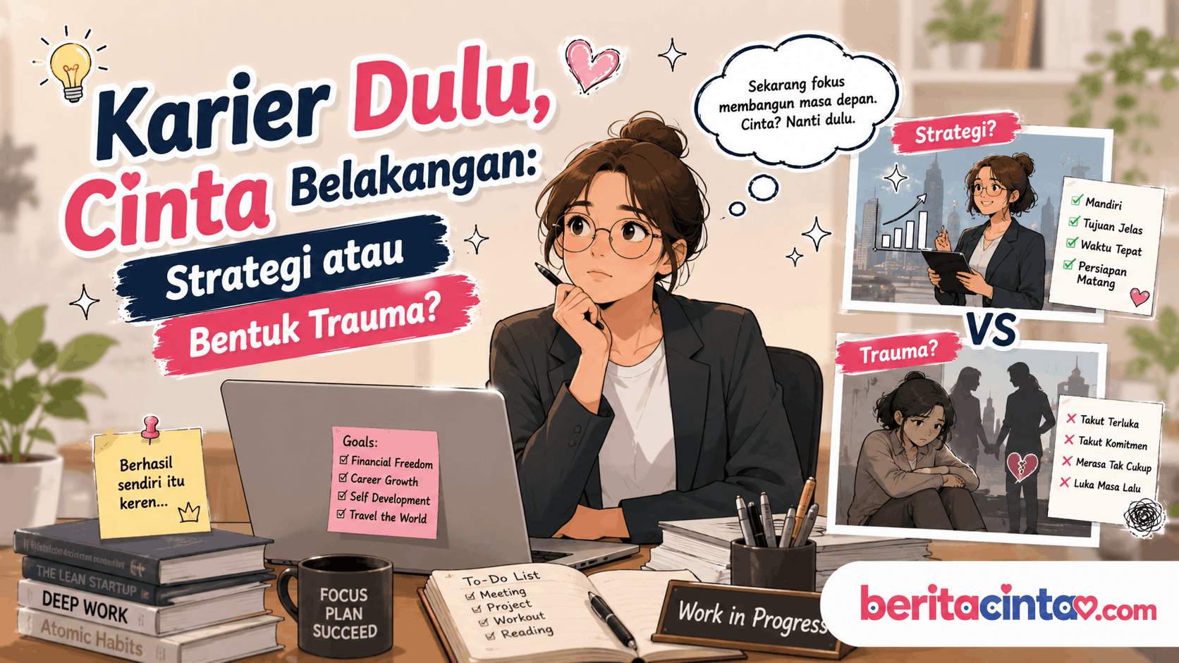 Karier Dulu, Cinta Belakangan: Strategi atau Bentuk Trauma?