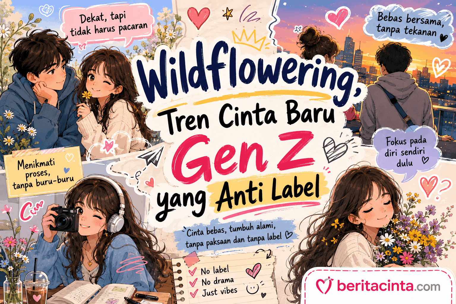 Wildflowering, Tren Cinta Baru Gen Z yang Anti Label