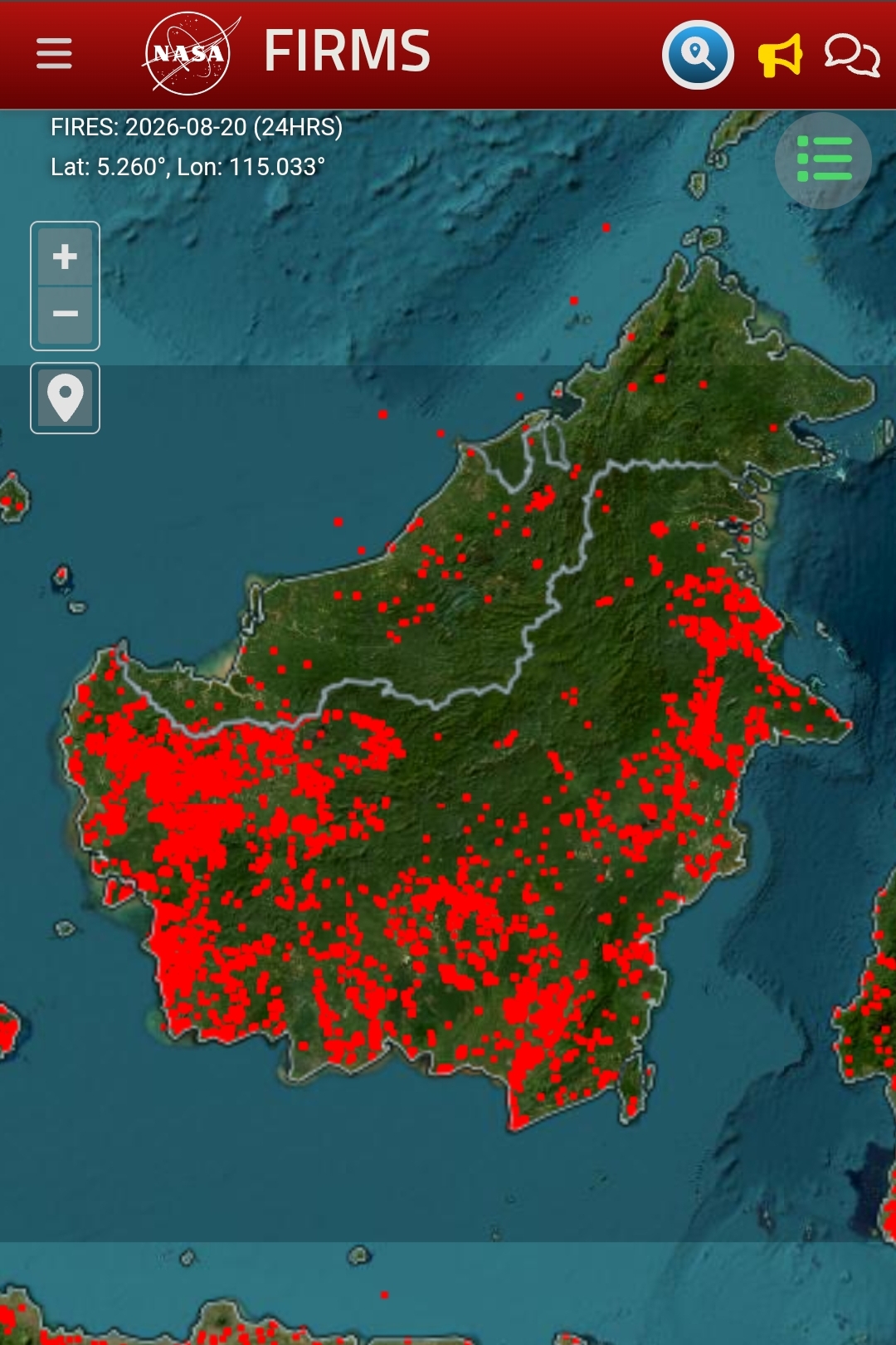 Kalimantan Dilanda Karhutla, Titik Panas Mulai Meningkat pada Awal Agustus 2026