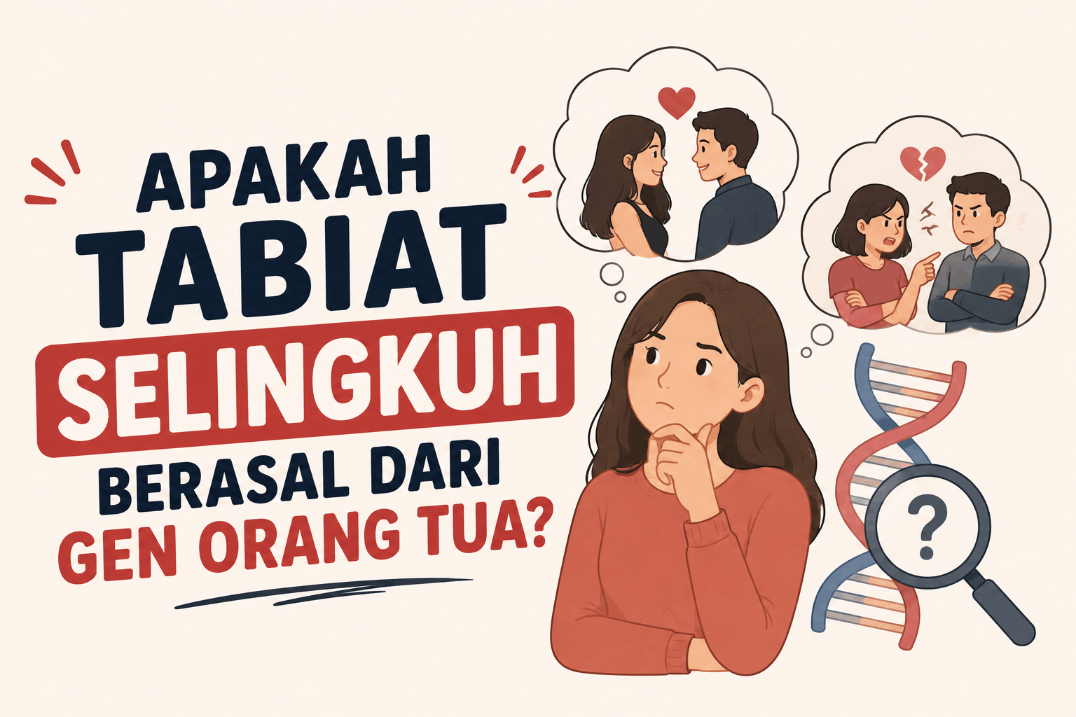 Apakah Tabiat Selingkuh Berasal dari Gen Orang Tua?