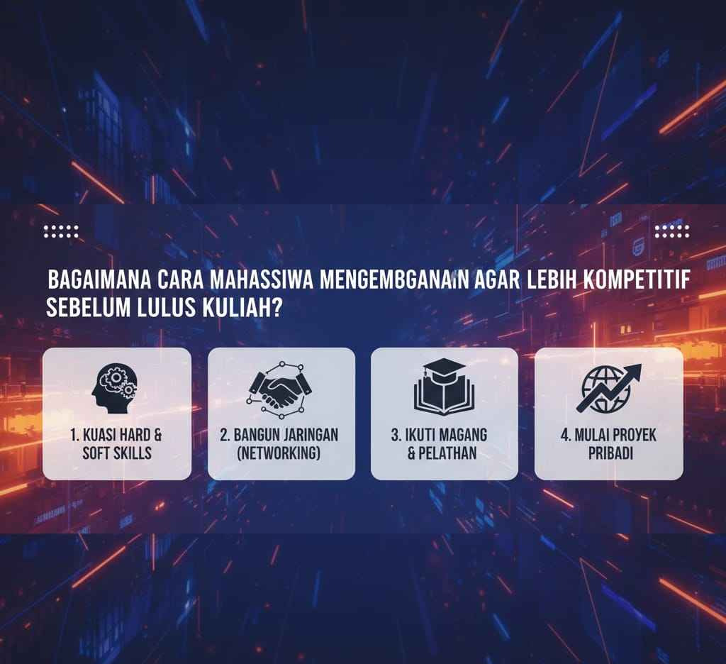 Bagaimana Cara Mahasiswa Mengembangkan Diri agar Lebih Kompetitif Sebelum Lulus Kuliah?